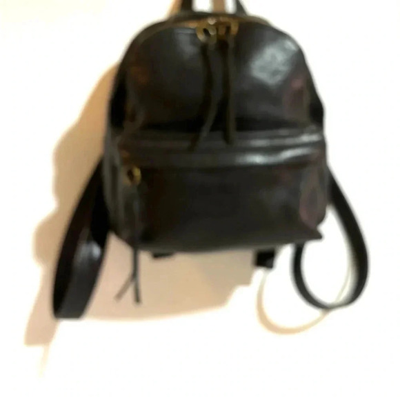 Madewell black leather backpack main image 10